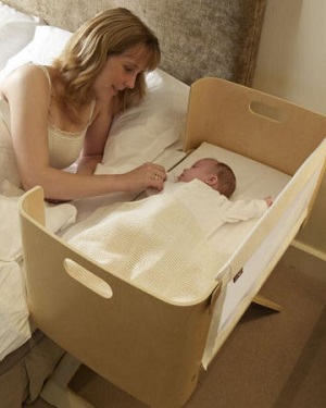 Co-sleeping moeder en baby